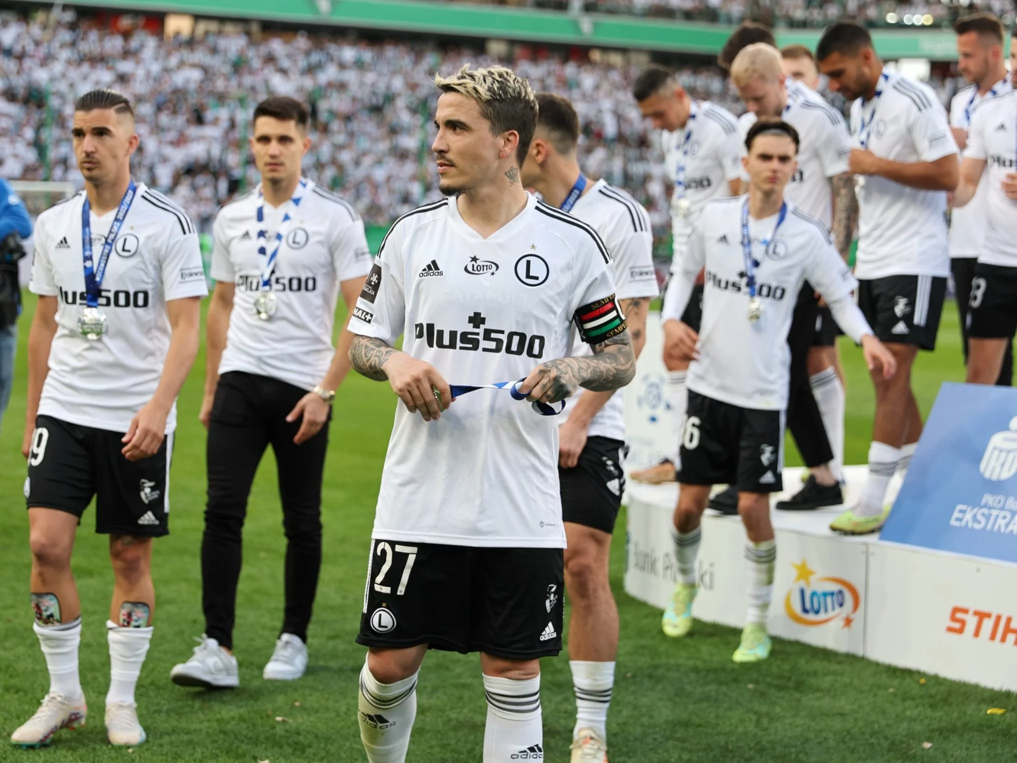 Legia Warszawa świętuje wicemistrzostwo Ekstraklasy