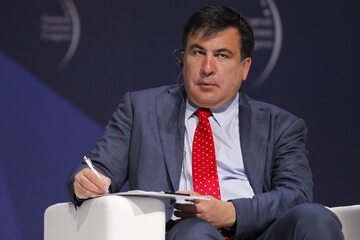 Micheil Saakaszwili na Europejskim Kongresie Gospodarczym w Katowicach