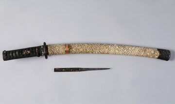 Miecz wakizashi w oprawie koshirae; głownia przed 1596 ?; oprawa okres Edo (1603-1868)1 /6