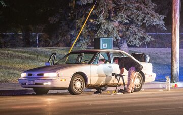 Miejsce, gdzie zginął Philando Castile