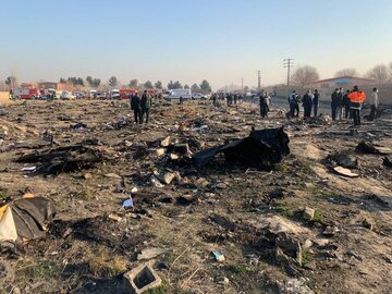 Miejsce katastrofy Boeinga 737 Ukrainian Airlines w Iranie