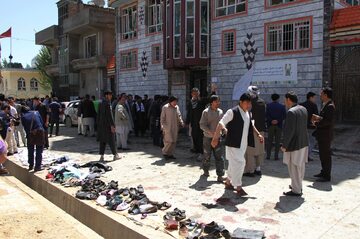 Miejsce zamachu w Kabulu