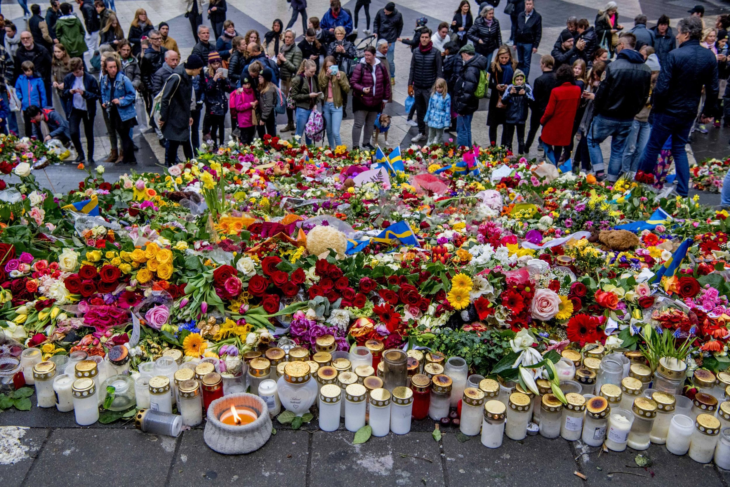 Miejsce zamachu w Sztokholmie