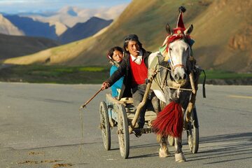 Mieszkańcy Tybetu, zdjęcie ilustracyjne