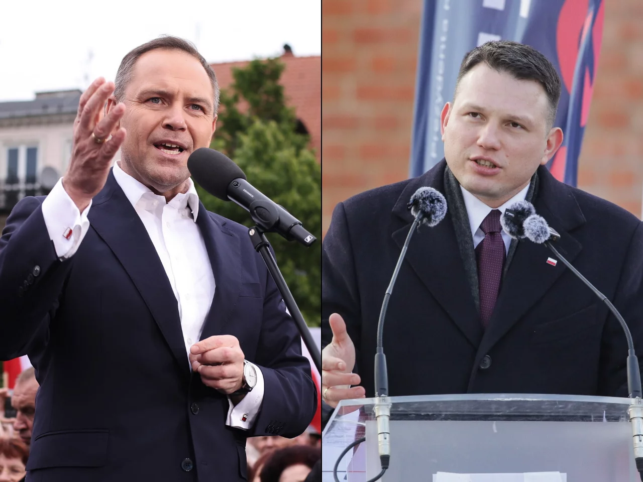 Karol Nawrocki i Sławomir Mentzen