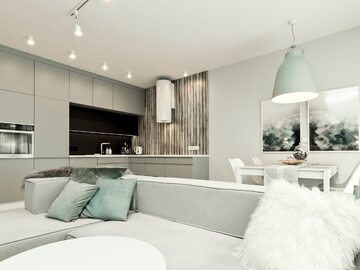 Mieszkanie w stylu skandynawskiego minimalizmu. Projekt: Mango Investments