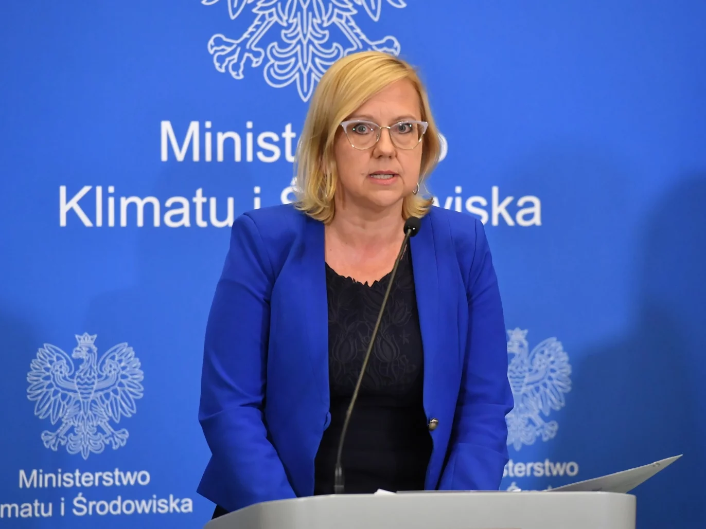 Minister klimatu i środowiska Anna Moskwa