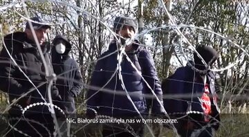 Migranci na granicy polsko-białoruskiej