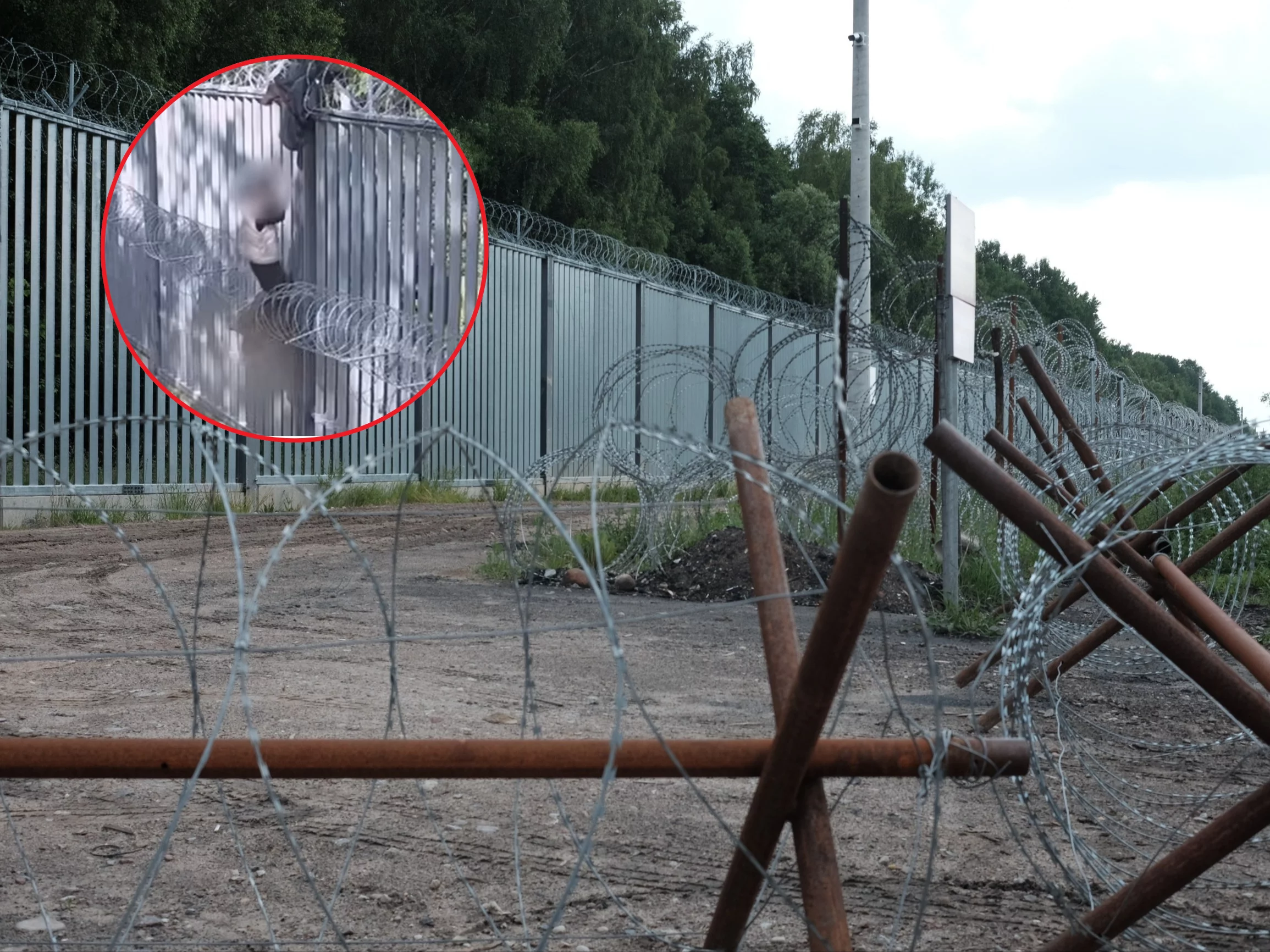 Akcja migrantów przy granicy polsko-białoruskiej. SG pokazała bulwersujące nagranie