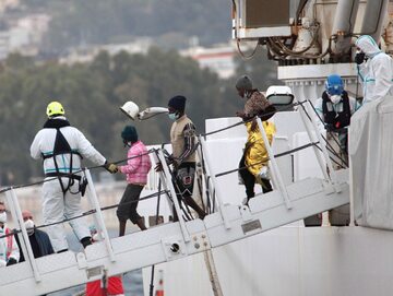 Migranci uratowani na Morzu Śródziemnym