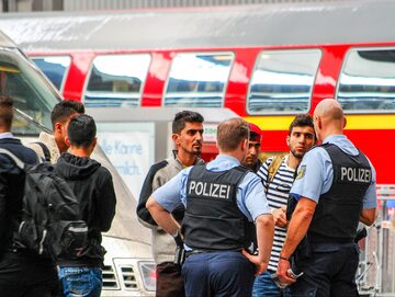 Migranci w Niemczech. Zdjęcie ilustracyjne