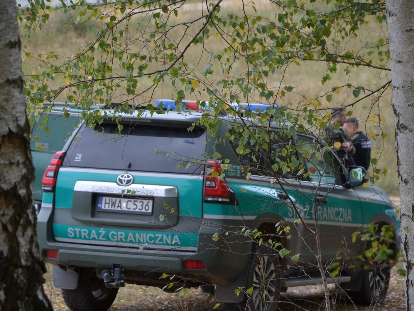 Funkcjonariusze Straży Granicznej