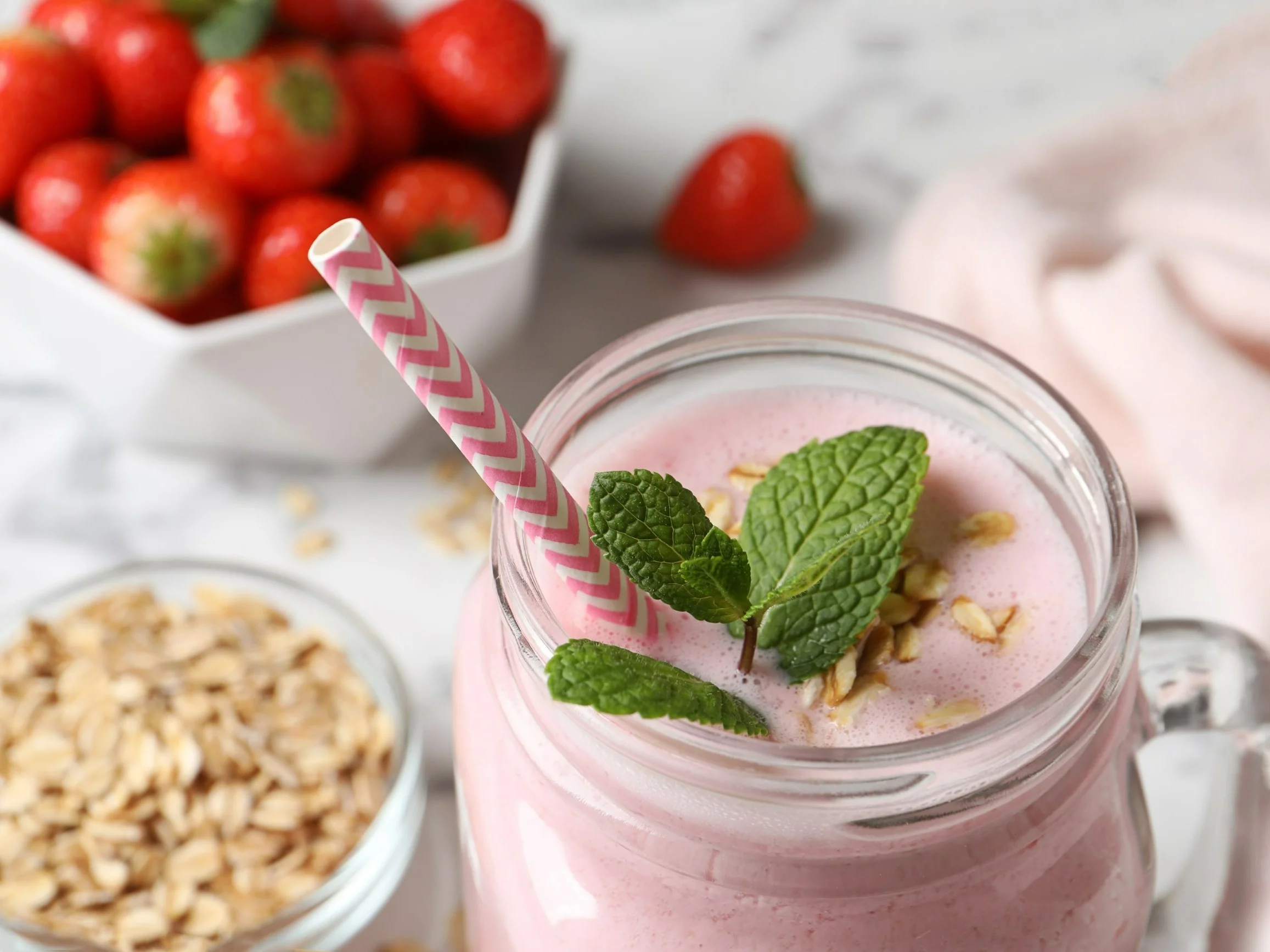 Truskawkowe smoothie