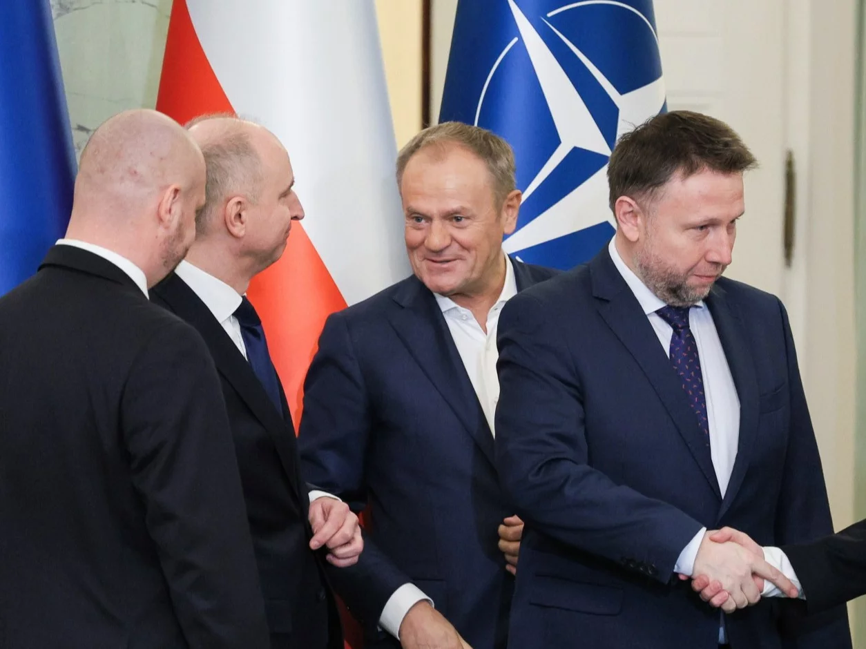 Donald Tusk i Marcin Kierwiński