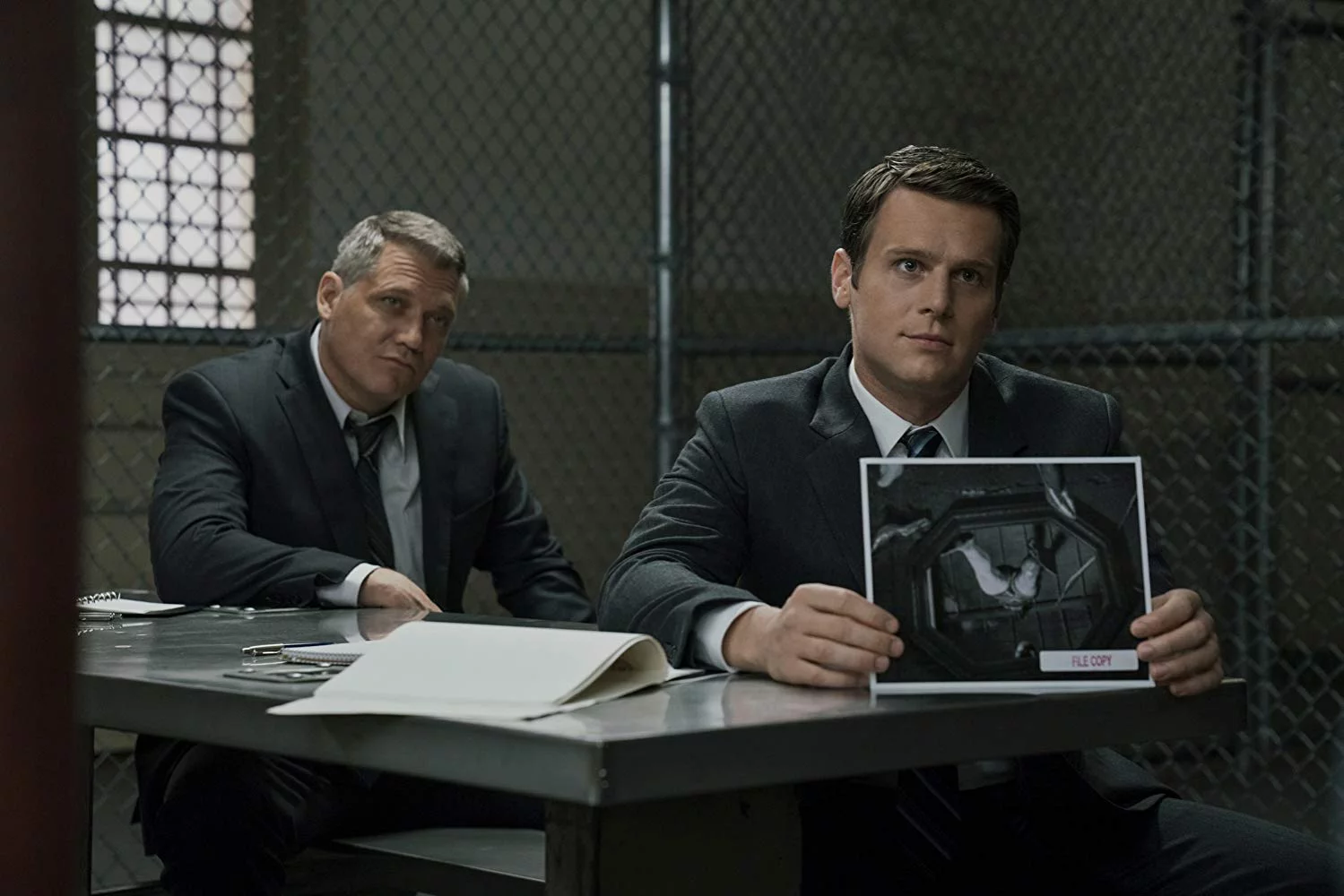 Kadr z serialu „Mindhunter”