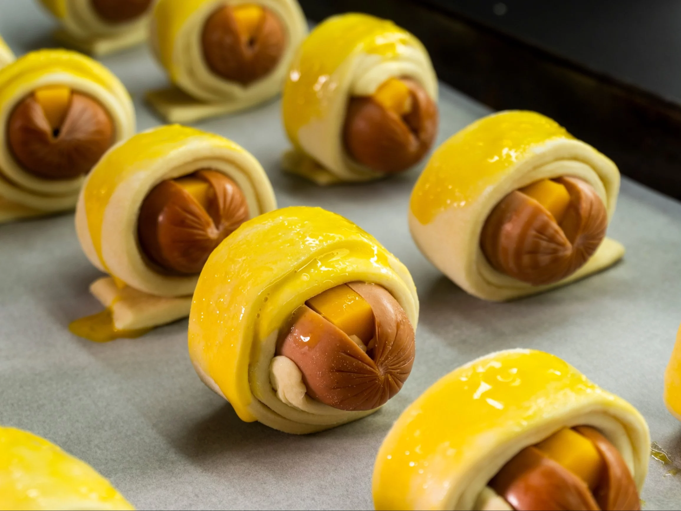 Mini hot dogi