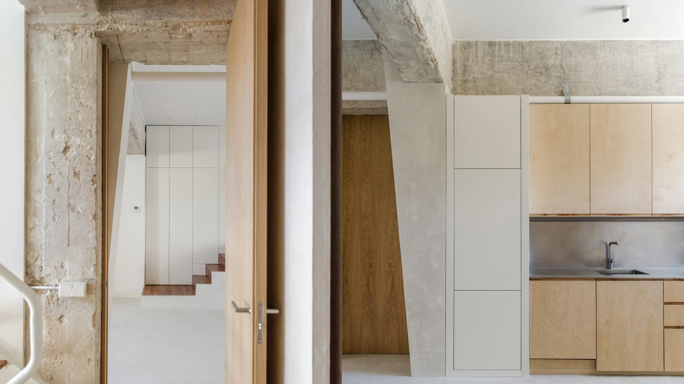 Minimalistyczne mieszkanie w Madrycie, projekt Jorge Borondo + Ana Petra Moriyón