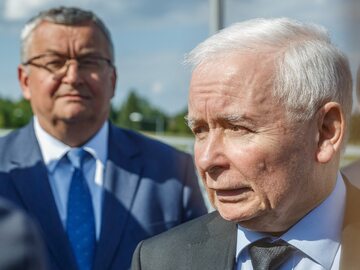 Minister infrastruktury Andrzej Adamczyk, Jarosław Kaczyński