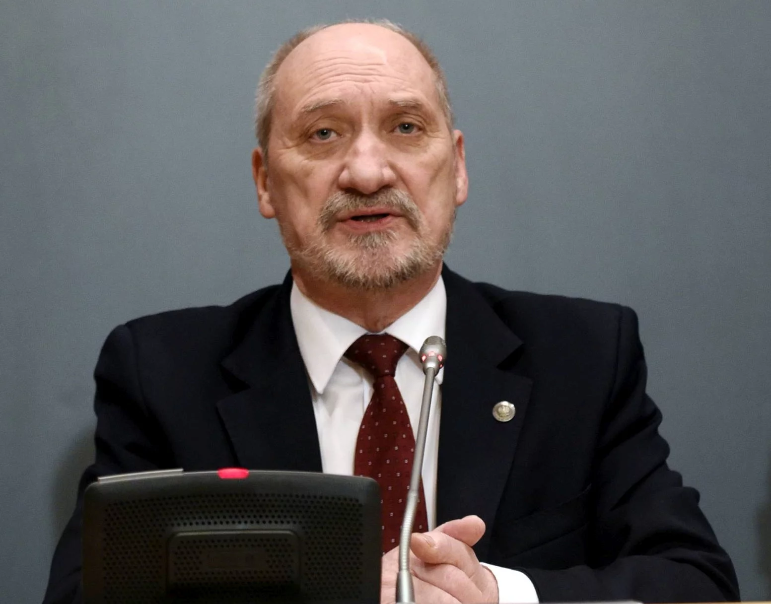 Minister obrony narodowej Antoni Macierewicz