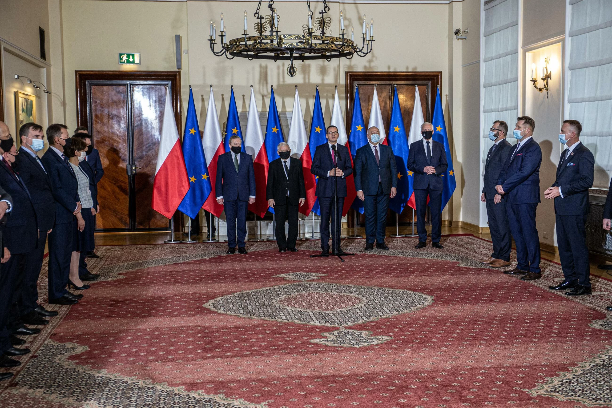 Konferencja prasowa premiera dot. rekonstrukcji rządu