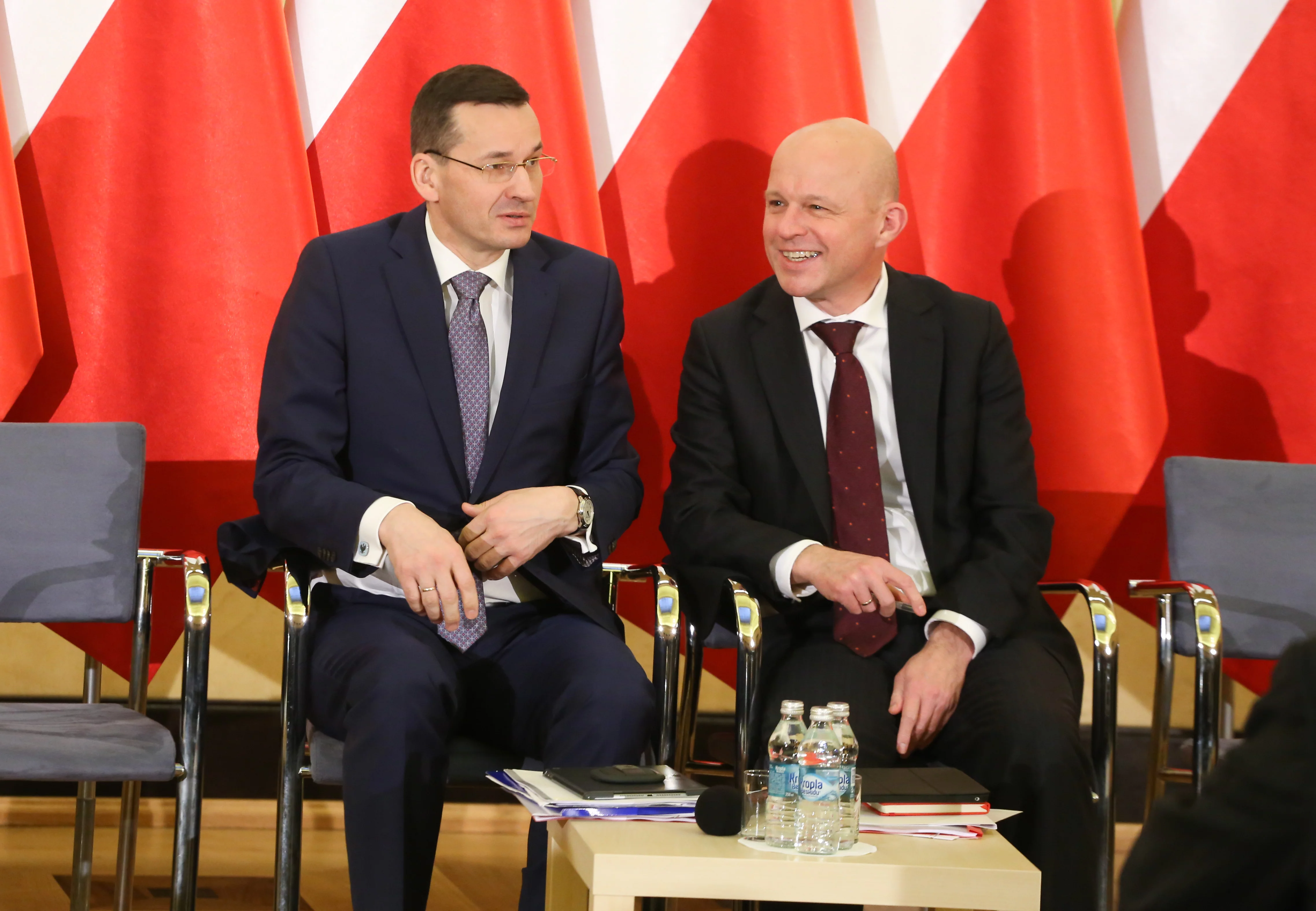 Mateusz Morawiecki i Paweł Szałamacha