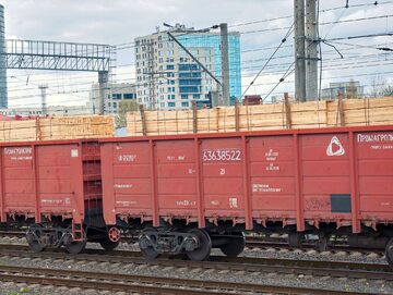 Mińsk, pociąg towarowy, zdjęcie ilustracyjne