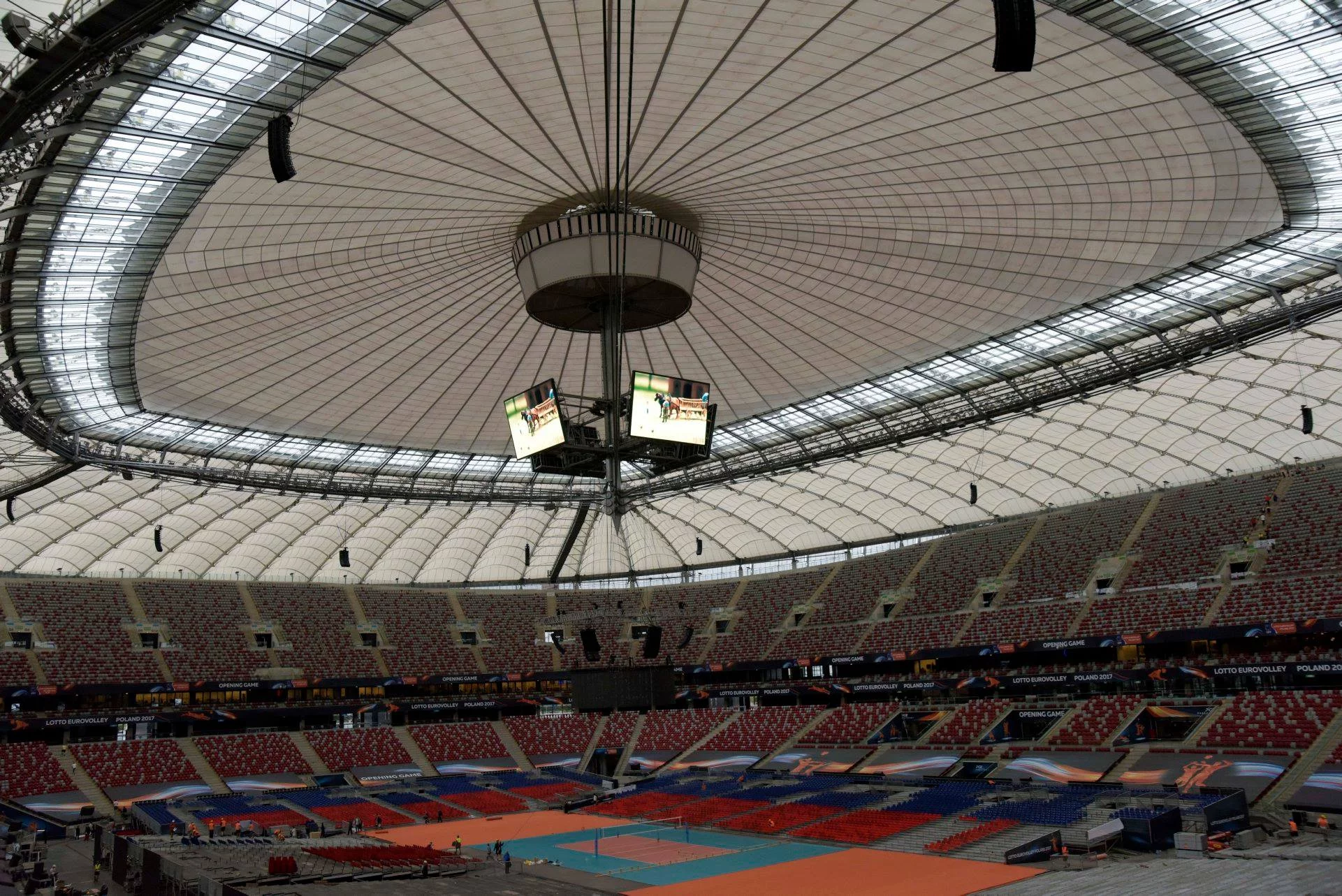 Stadion PGE Narodowy, gdzie Polacy rozegrają swój pierwszy mecz