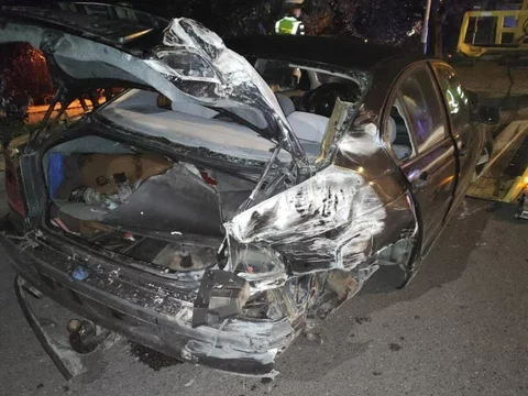 Wypadek BMW w Jarosławiu