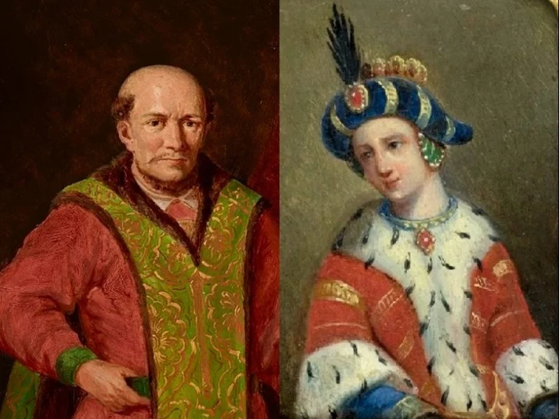 Władysław Jagiełło i Zofia Holszańska na XIX-wiecznych portretach