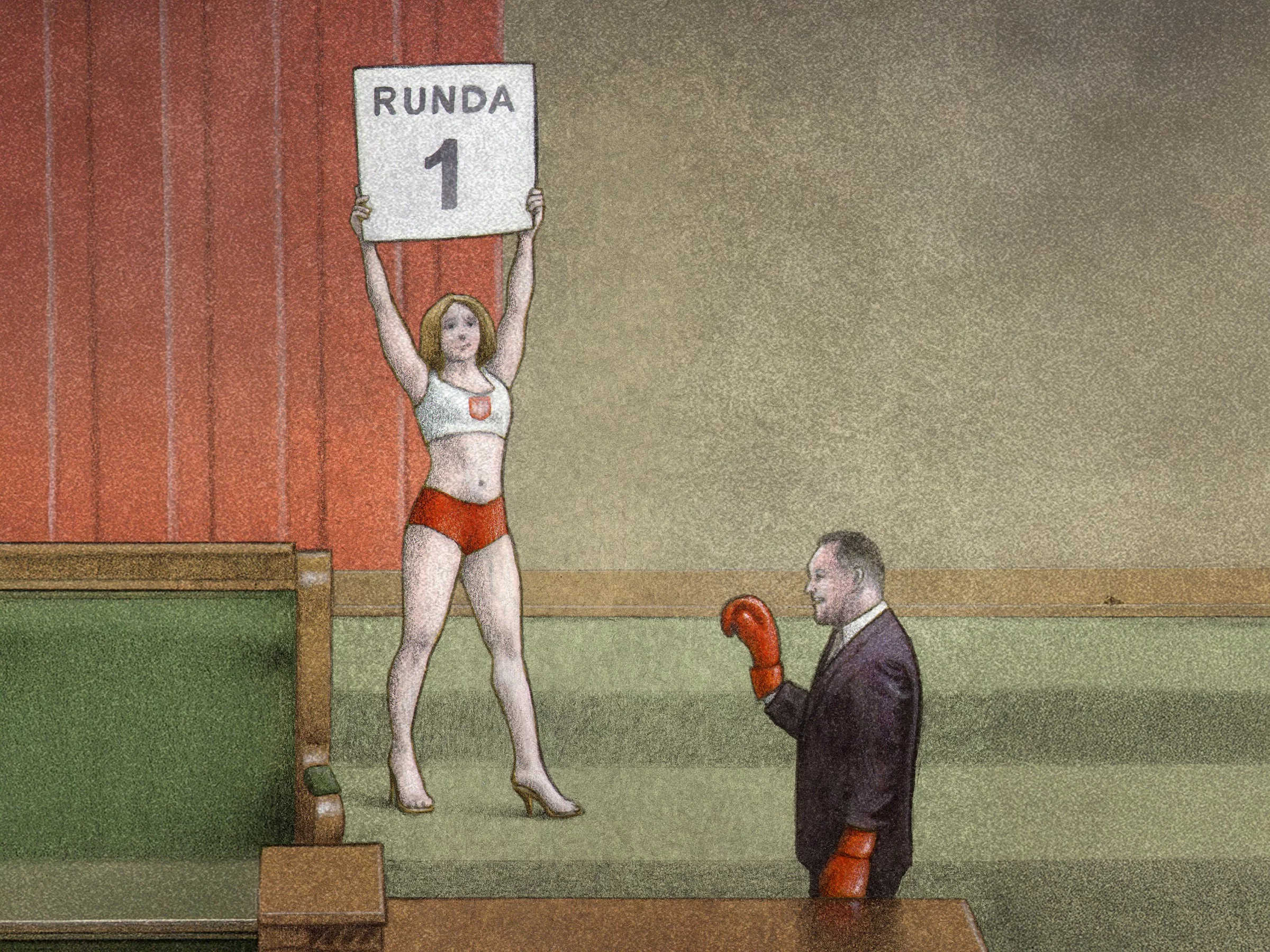 Okładka Wprost 31/2025, grafika: Paweł Kuczyński