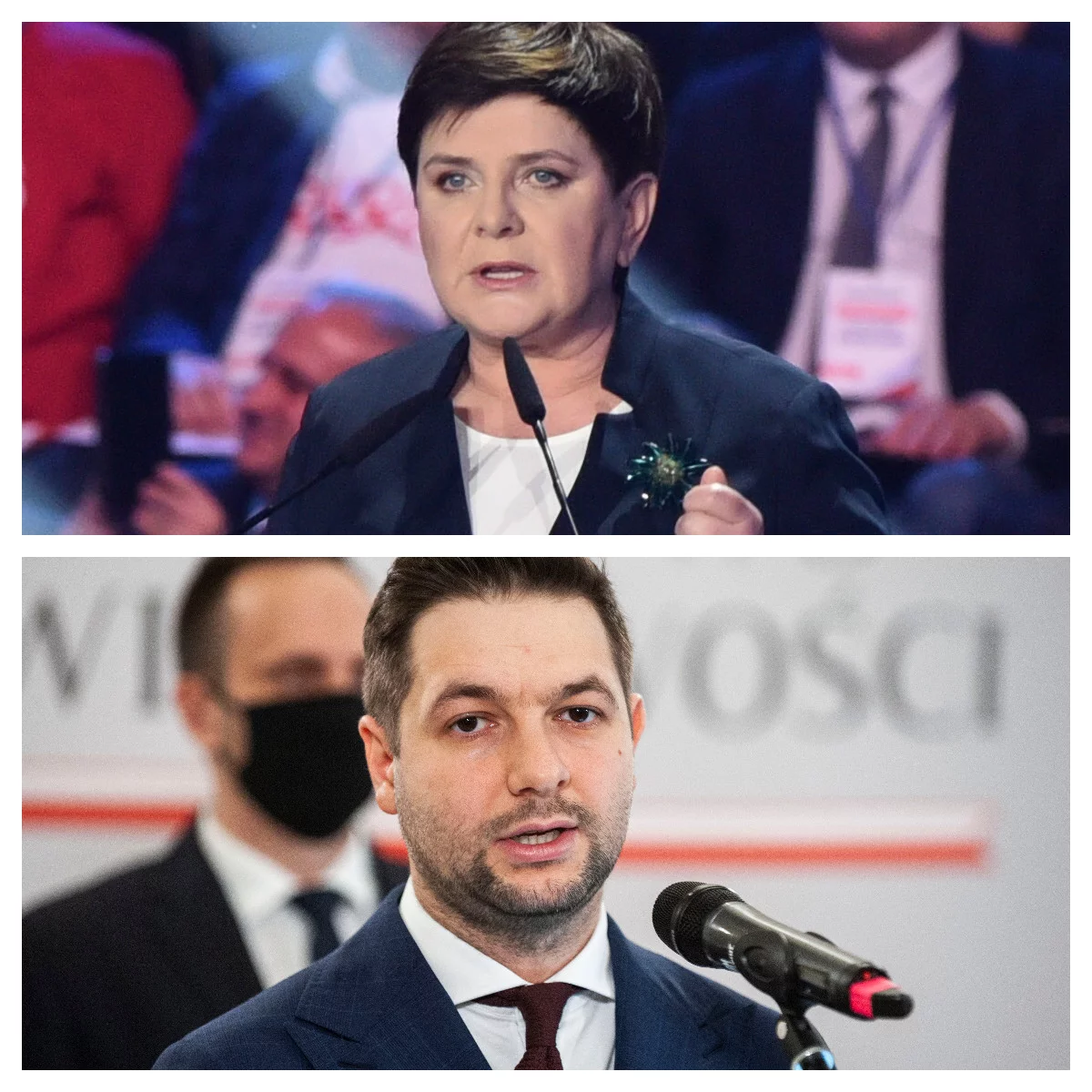 Beata Szydło i Patryk Jaki