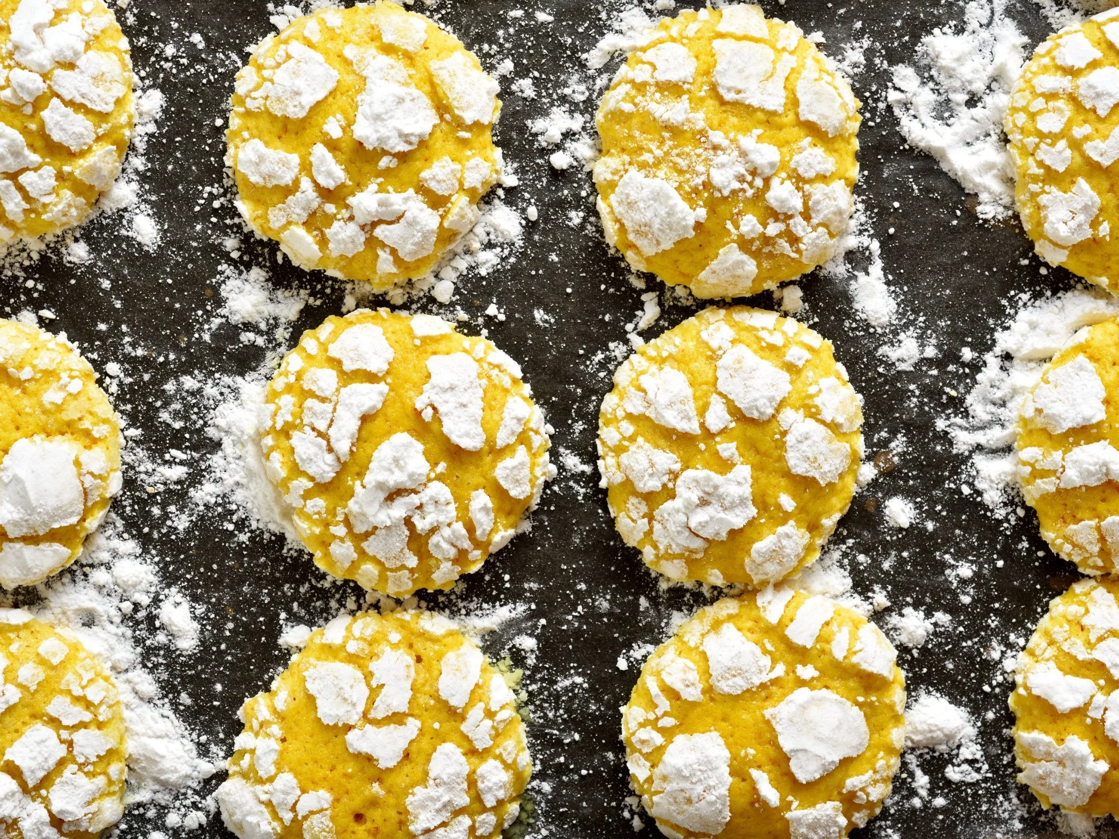 Lemon crinkle cookies