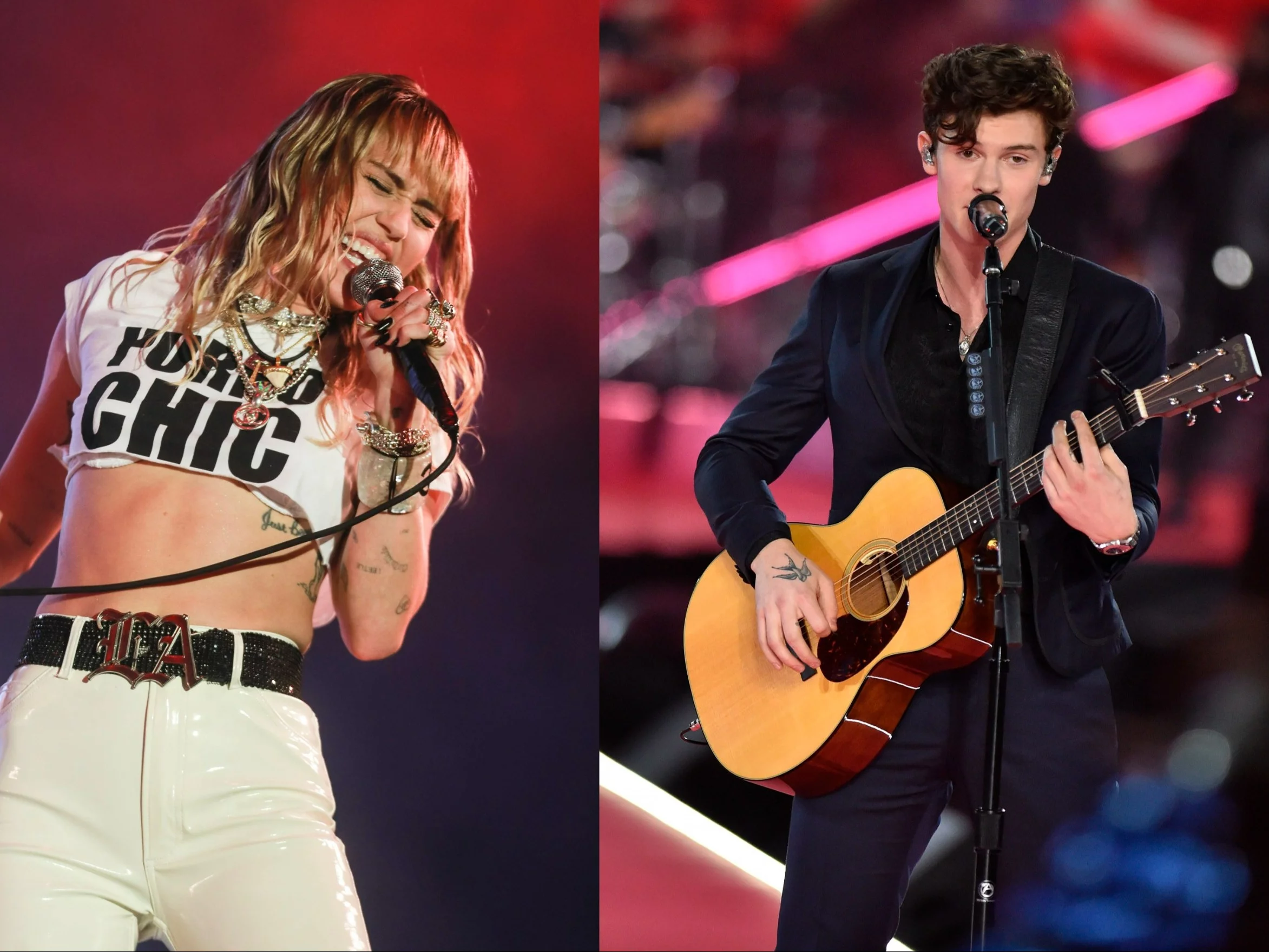 Miley Cyrus, Shawn Mendes