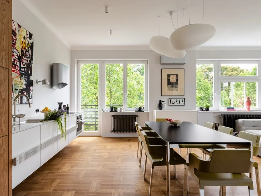 Apartament pełen sztuki, projekt Fuga Architektura Wnętrz