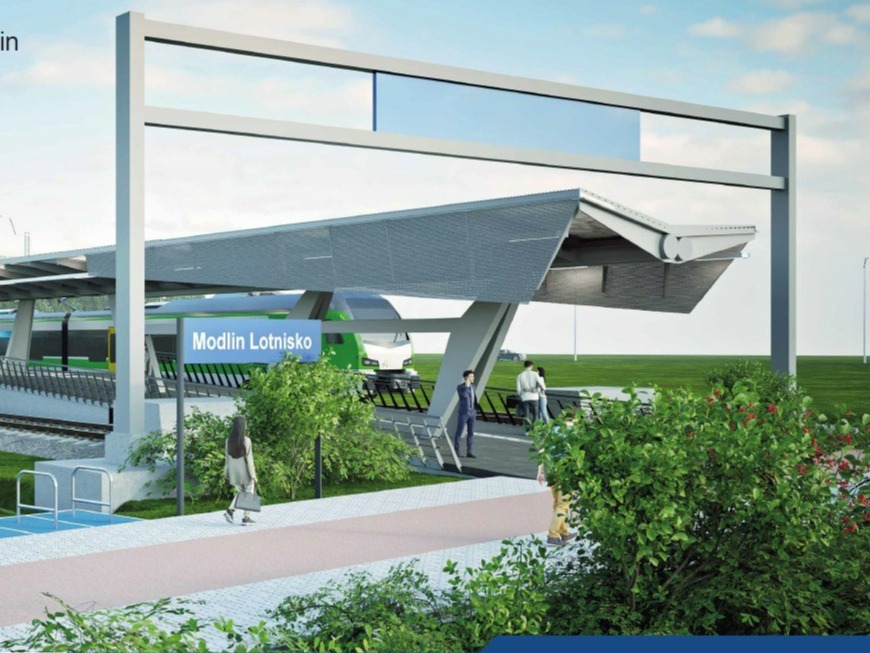 „Kolej do Modlina nadchodzi”. Poznaliśmy szczegóły inwestycji