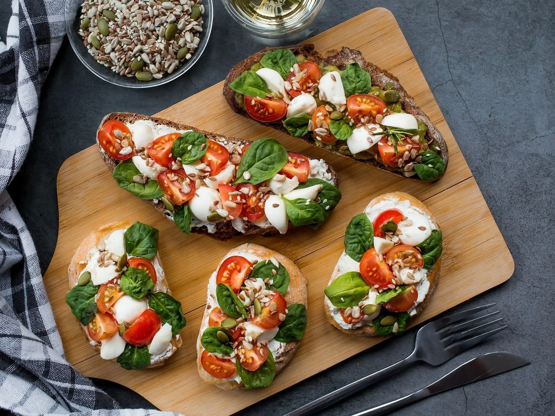 Bruschetta z bazylią