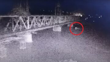 Moment przed rzekomym atakiem na most pod Odessą