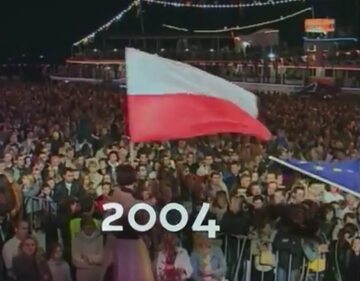 Moment przystąpienia Polski do UE w 2004 roku