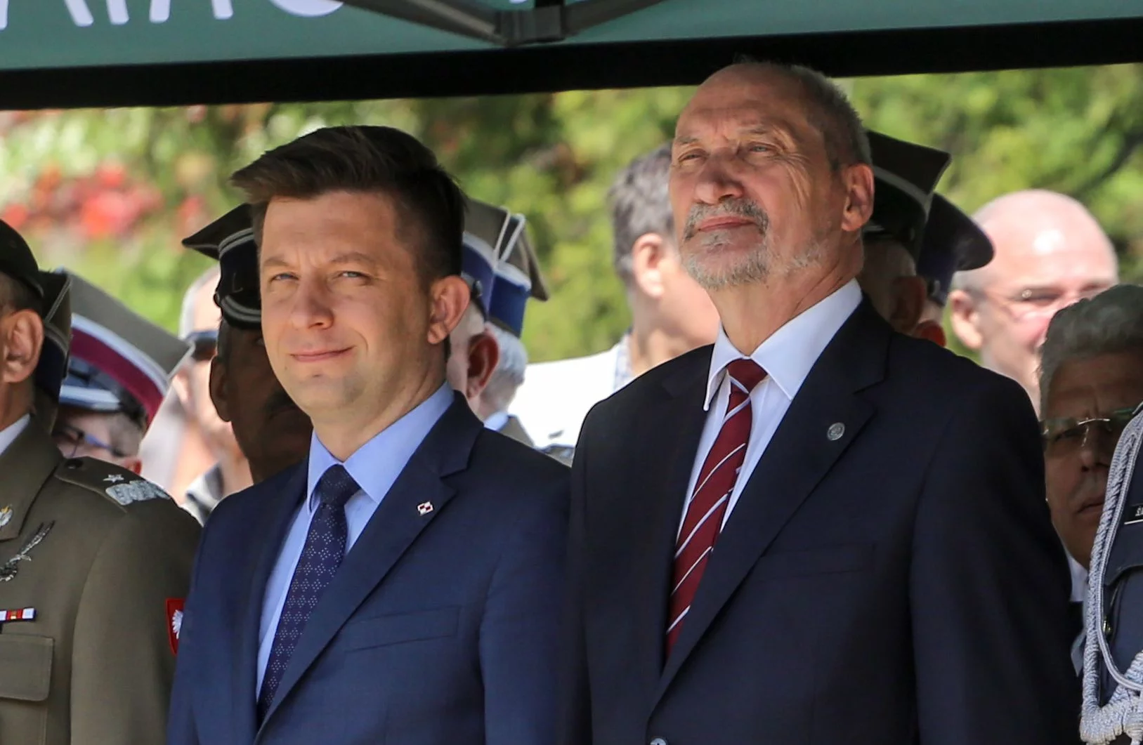 Michał Dworczyk i Antoni Macierewicz