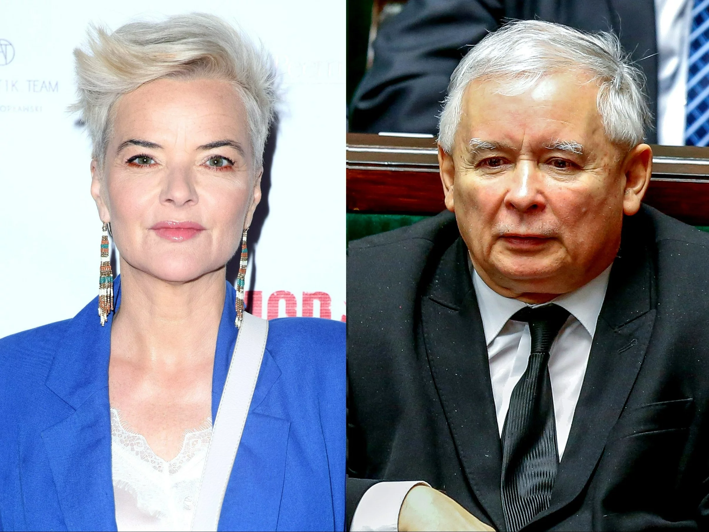 Monika Richardson, Jarosław Kaczyński