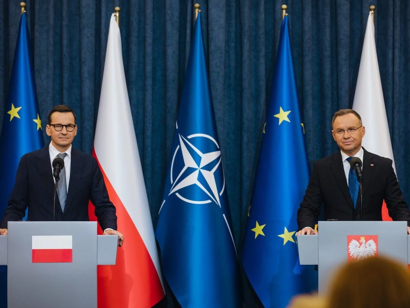 Mateusz Morawiecki i Andrzej Duda