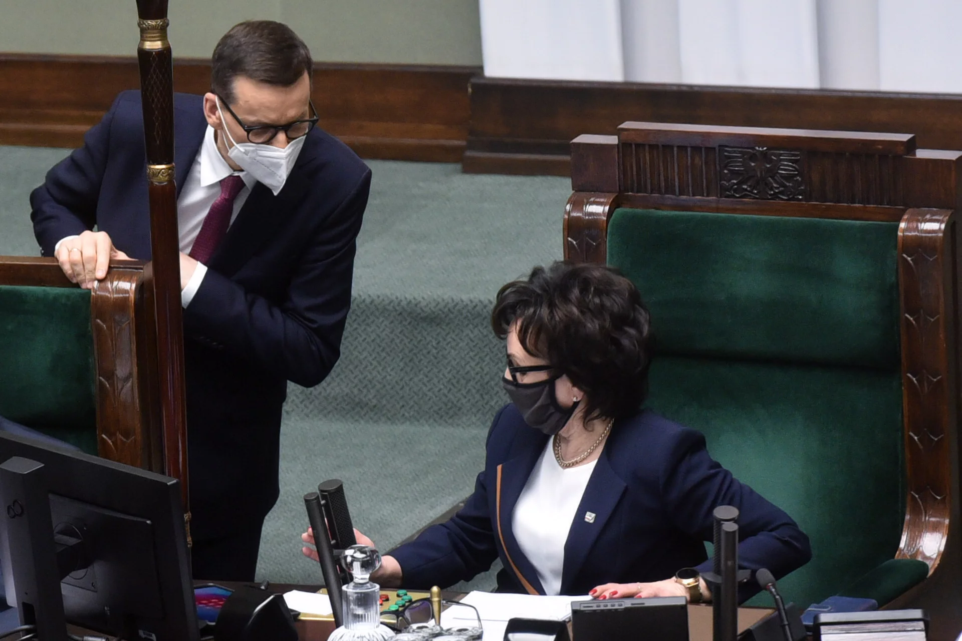 Mateusz Morawiecki i Elżbieta Witek