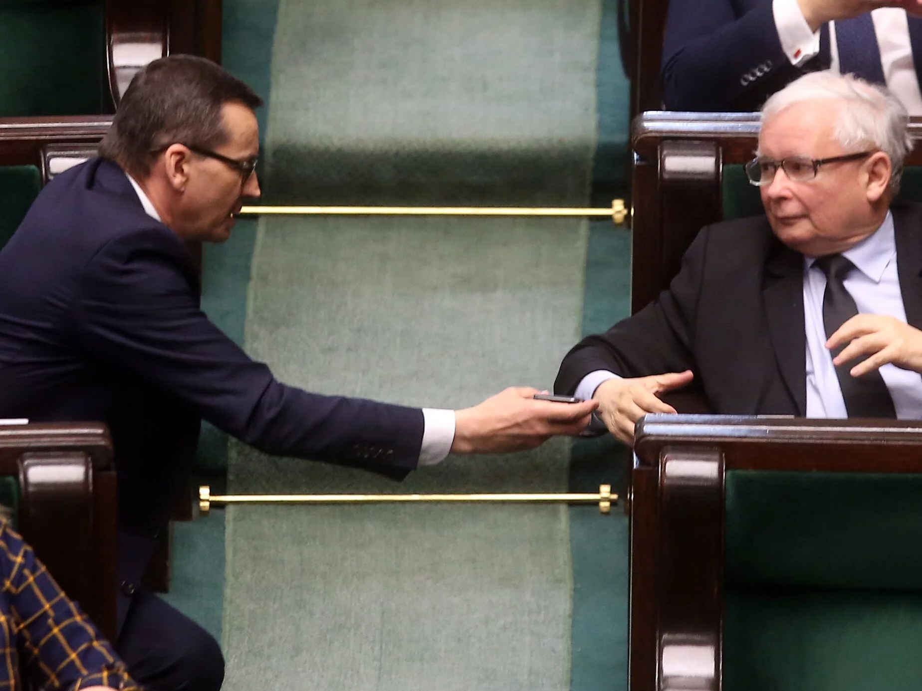 Mateusz Morawiecki i Jarosław Kaczyński