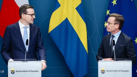 Mateusz Morawiecki i Ulf Kristersson