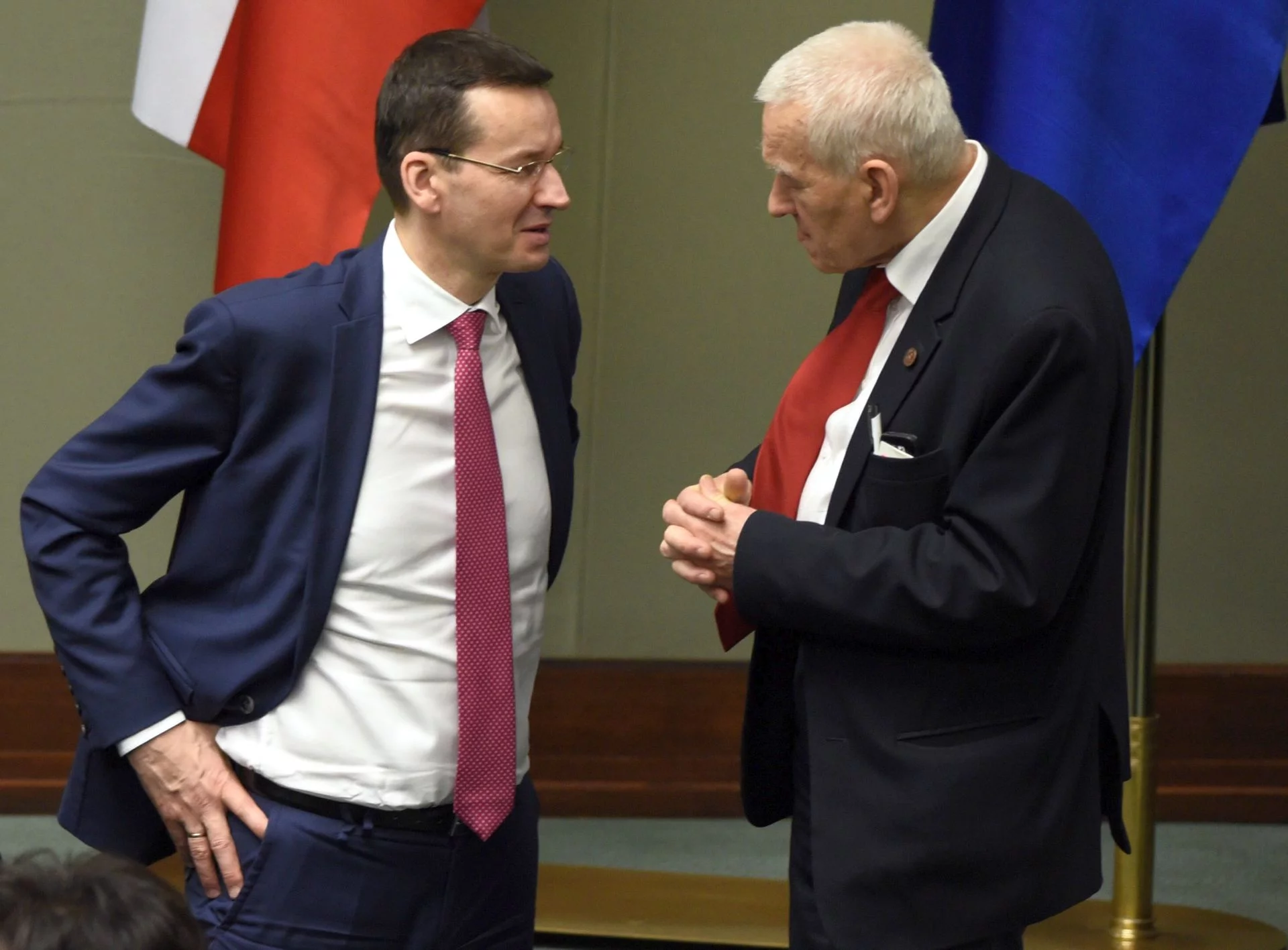 Wicepremier Mateusz Morawiecki z ojcem Kornelem