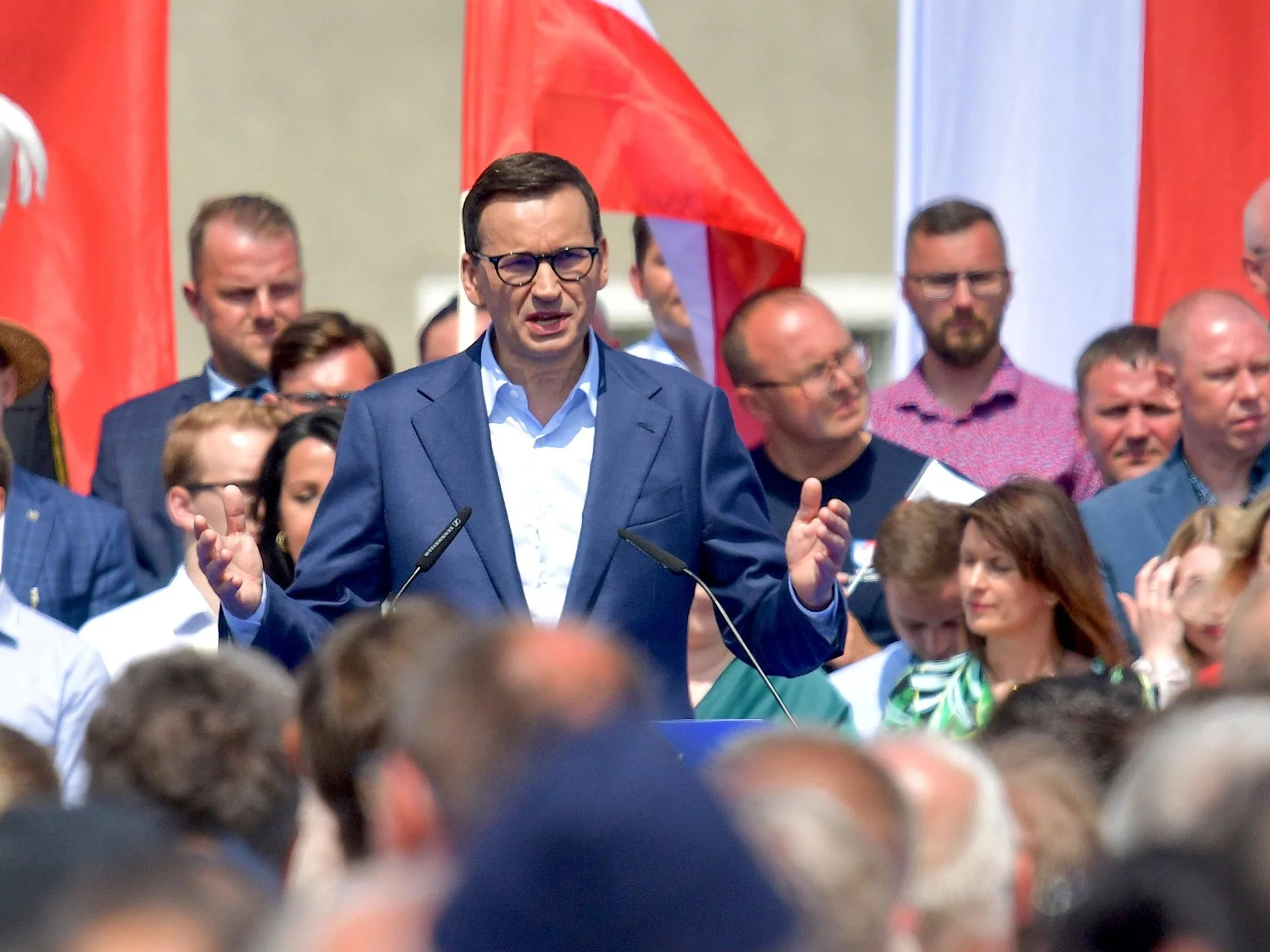 Mateusz Morawiecki w Bogatyni