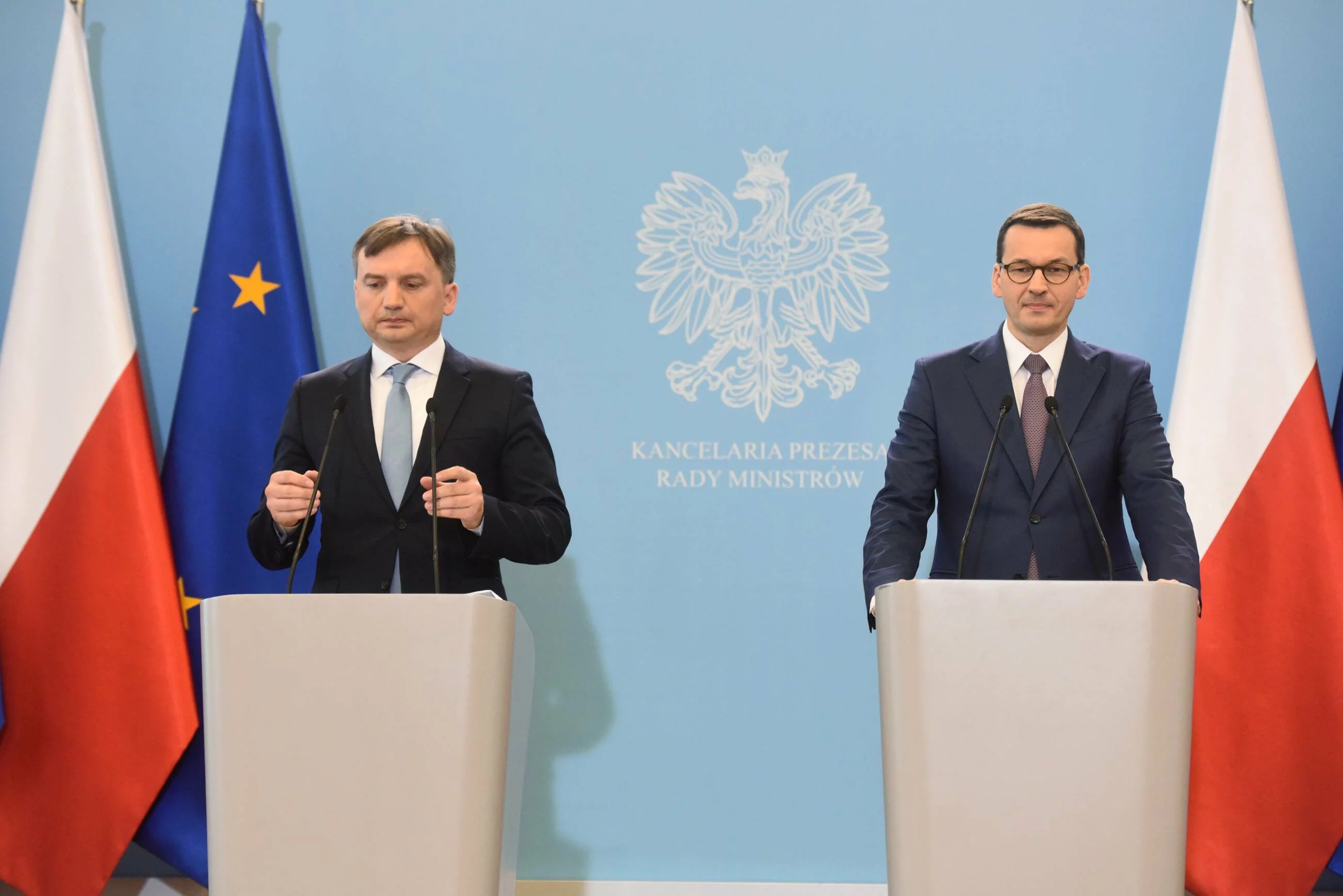 Zbigniew Ziobro i Mateusz Morawiecki