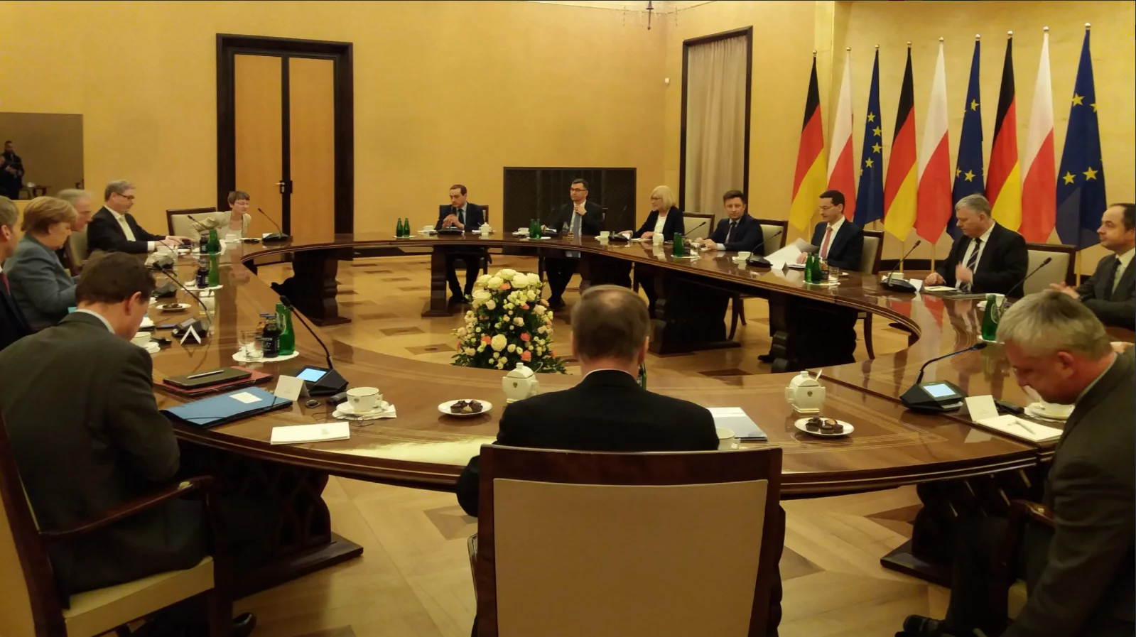 Spotkanie Mateusza Morawieckiego z Angelą Merkel