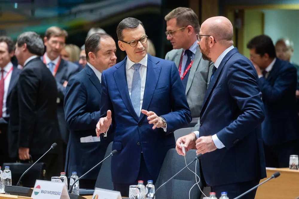 Premier Mateusz Morawiecki na posiedzeniu Rady Europejskiej