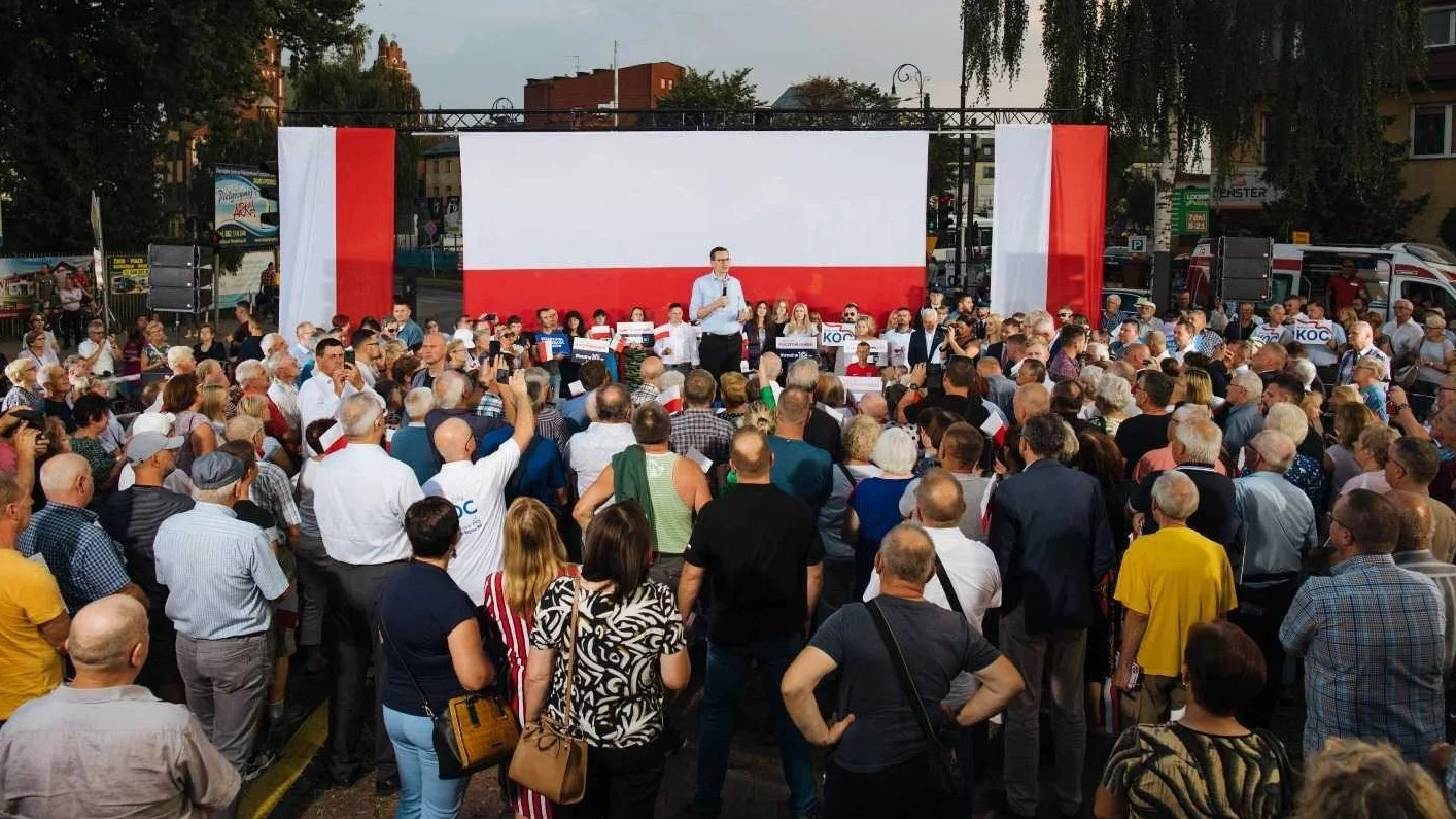 Spotkanie premiera Mateusza Morawieckiego z mieszkańcami Siedlce na Mazowszu